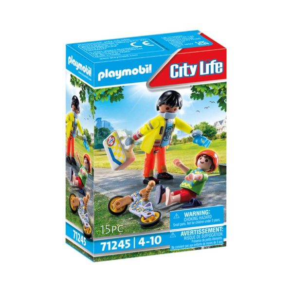 PLAYMOBIL® Διασώστης Και Παιδάκι 71245 Παιχνίδι