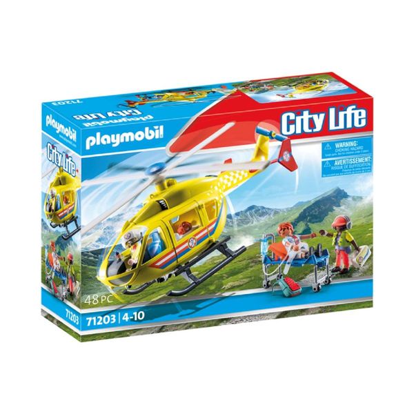 PLAYMOBIL® Ελικόπτερο Πρώτων Βοηθειών 71203 Παιχνίδι