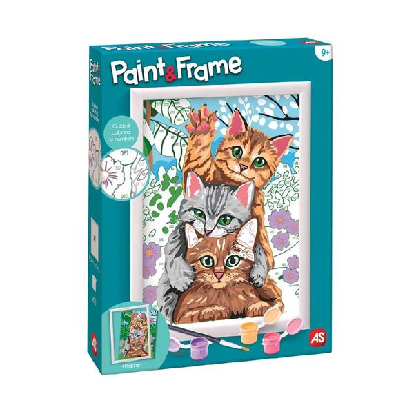 Paint & Frame Funny Kitties 1038-41010 Σετ Ζωγραφικής