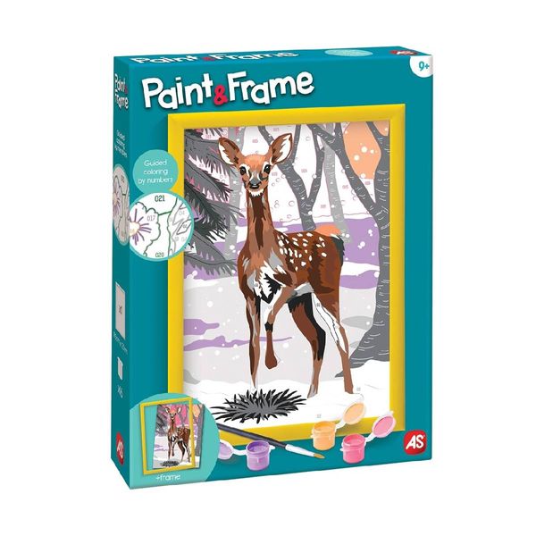 AS AS Paint & Frame Snow Deer 1038-41014 Σετ Ζωγραφικής