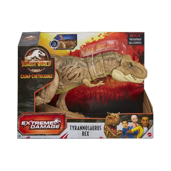 Mattel Mattel Jurassic World Extreme Damage T-REX GWN26 Φιγούρα