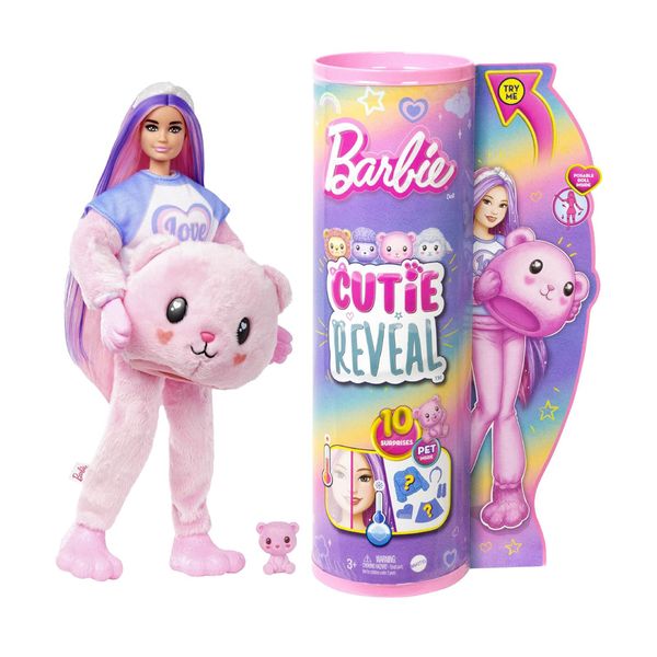 Mattel Mattel Barbie Cutie Reveal Αρκουδάκι HKR04 Παιχνίδι Κούκλα