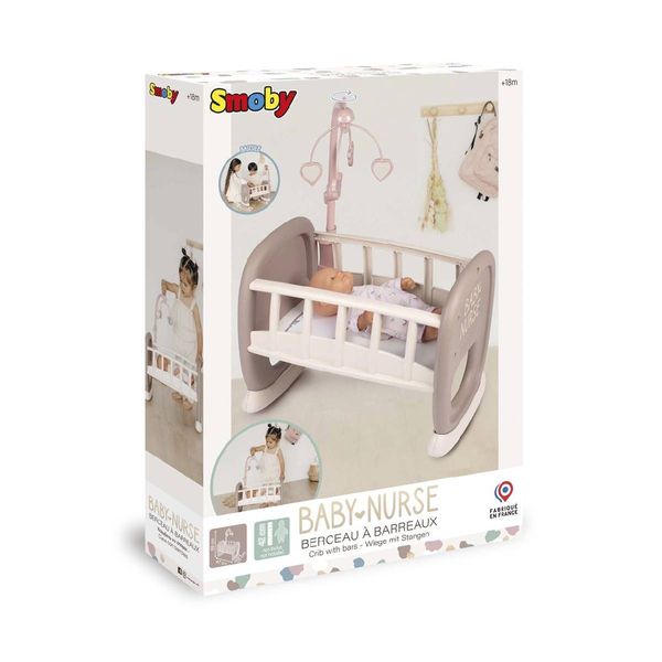 Smoby Baby Nurse Λίκνο Μωρού 220372 Παιχνίδι