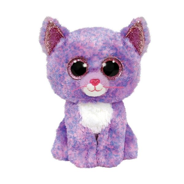 TY Χνουδωτό Γατάκι Μωβ 15εκ. 1607-36248 Παιχνίδι