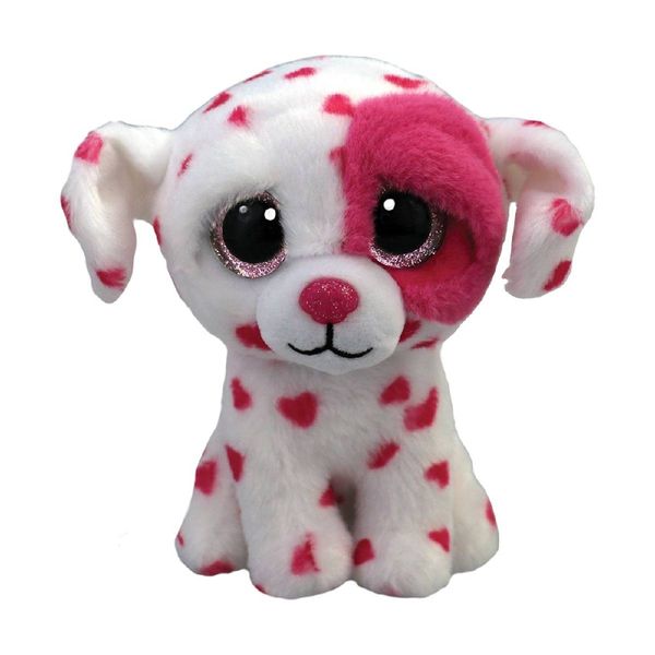 TY Λούτρινος Σκύλος Με Καρδούλες 15 Εκ. 1607-39 Παιχνίδι