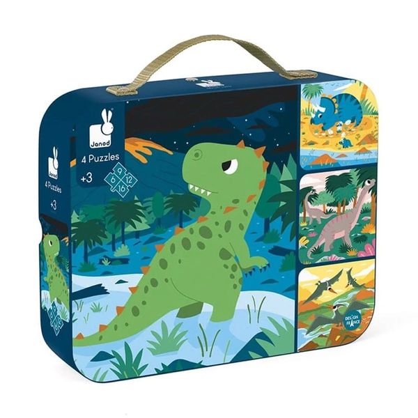 Janod Δεινόσαυροι 6-9-12-16 Τεμ. 24509 Παζλ