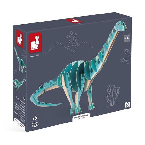 Janod Dino 3D Διπλόδοκος 28997 Παζλ