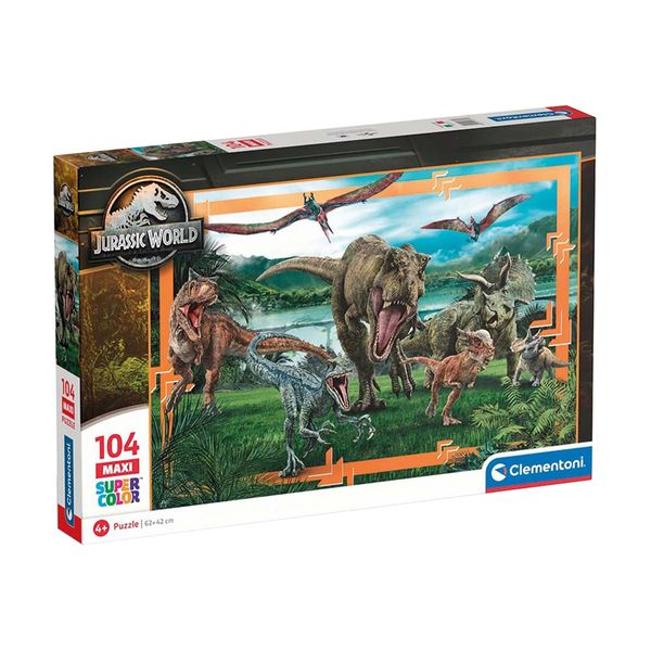 Clementoni Clementoni 104 Maxi S.C.Jurassic World 0-23770 Παζλ