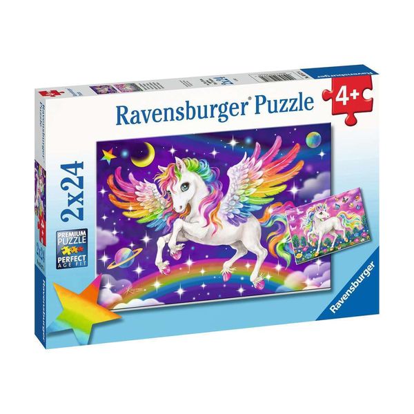 Ravensburger Μονόκερος 2x24 Τεμ. 5677 Παζλ