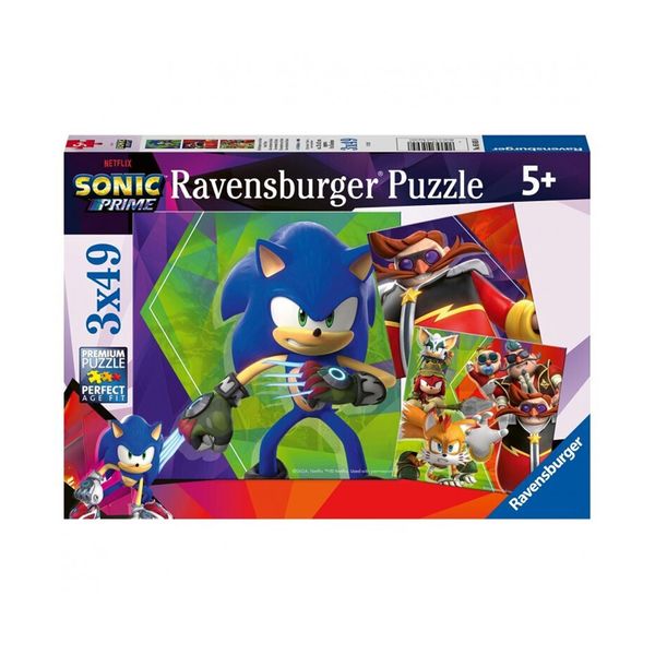 Ravensburger Sonic 3x49 Τεμ, 5695 Παζλ