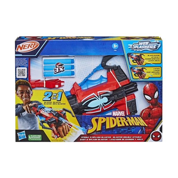 Nerf Spiderman 2in1 Water Webs Blaster F7852 Παιχνίδι Μίμησης