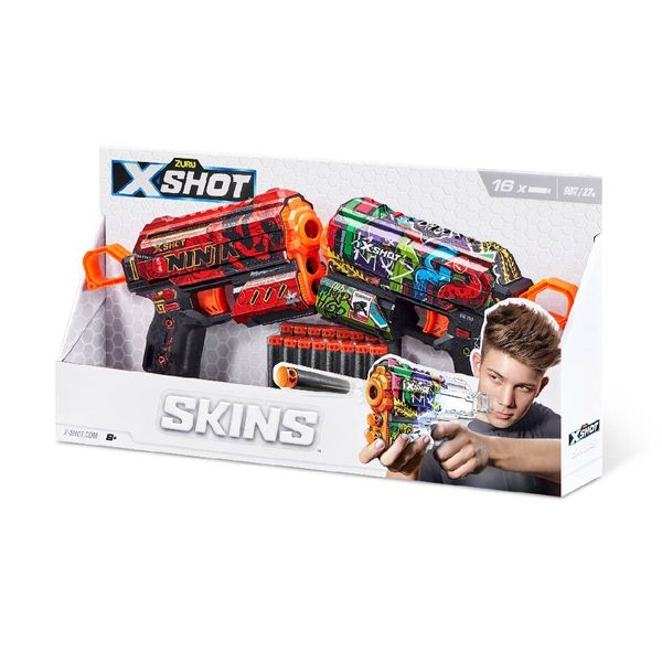 X-shot X-shot Skins Flux 2PK (16 Darts) 36534 Παιχνίδι