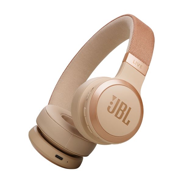 JBL Live 670NC Sandstone Bluetooth Headset