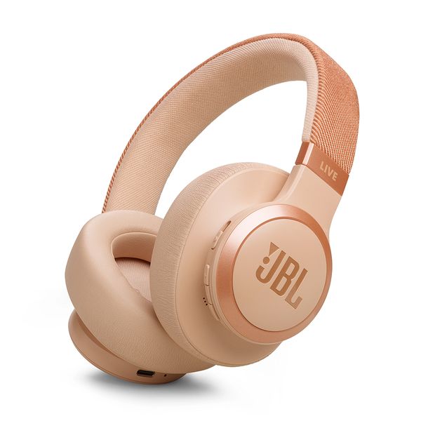 JBL Live 770NC Sandstone Bluetooth Headset