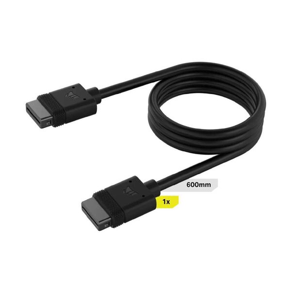 Corsair Corsair iCUE LINK Cable 1x600mm With Straight Connectors Black Αξεσουάρ