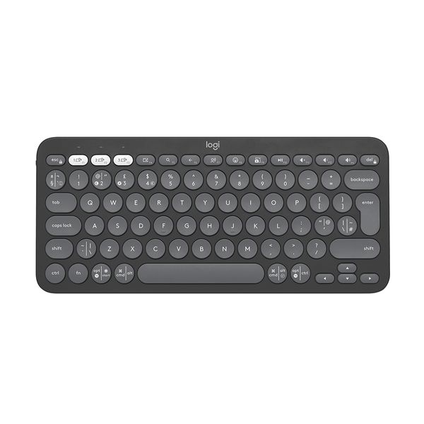 Logitech Pebble Keys 2 K380s Graphite Πληκτρολόγιo