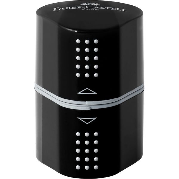 Faber Castell Τριπλή Grip Trio Μαύρη 12310629 Ξύστρα