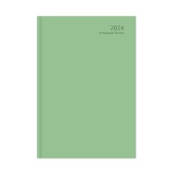 adBook Simple Velvet Edition 33 17x25 2024 Ανοιχτό Πράσινο