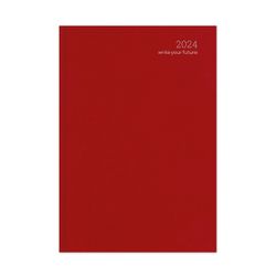 adBook Simple Velvet Edition 52 17x25 2024 Κόκκινο