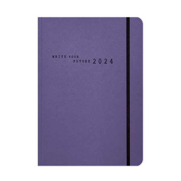 adBook adBook Eco Elastic 65 9x13 2024 Violet Ημερολόγιο