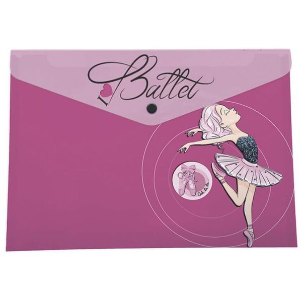 Graffiti Graffiti Α4 με κουμπί Ballerina 231192 Φάκελος