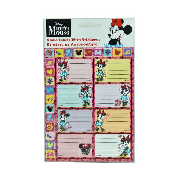 Gim Gim Minnie 8 Ετικέτες & Αυτοκόλλητα 773-14349 Ετικέτες