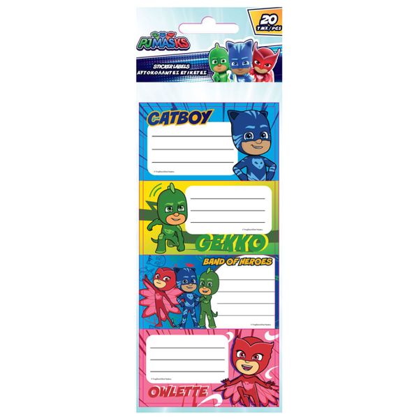 Διακάκης Pj Masks 5 Φύλλα 484299 Ετικέτες