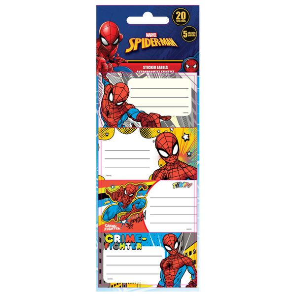 Διακάκης Spiderman 5 Φύλλα 508239 Ετικέτες