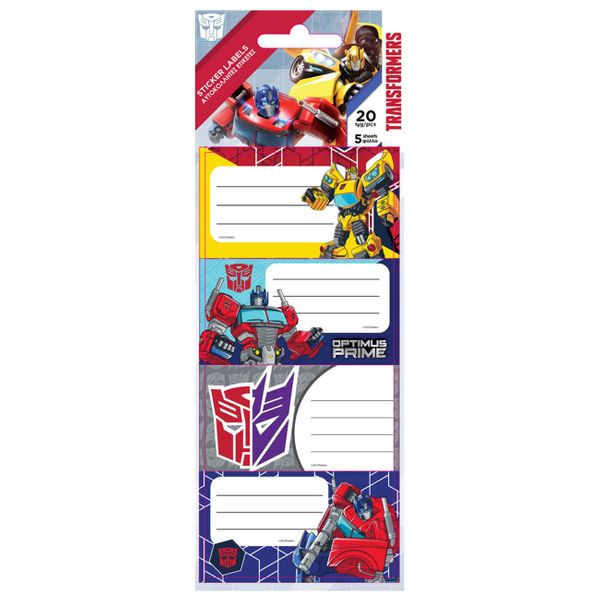 Διακάκης Transformers 5 Φύλλα 483253 Ετικέτες
