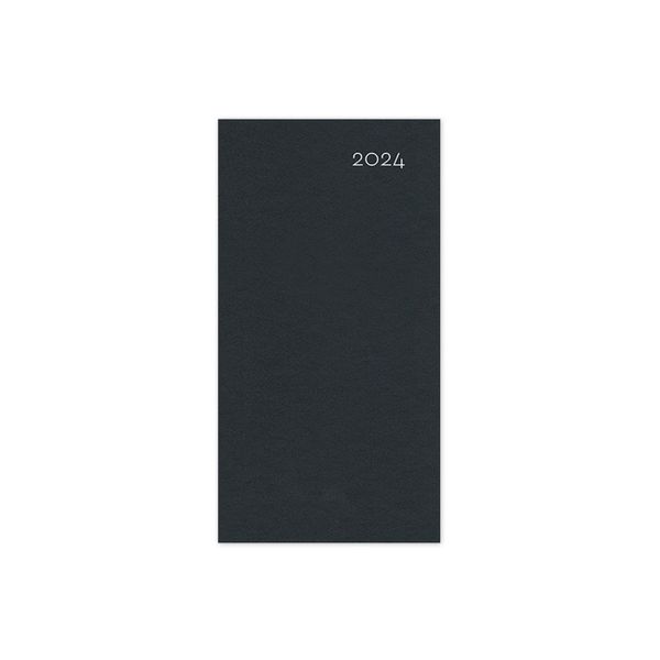 adBook adBook Simple 19 9x17 2024 Black Ημερολόγιο