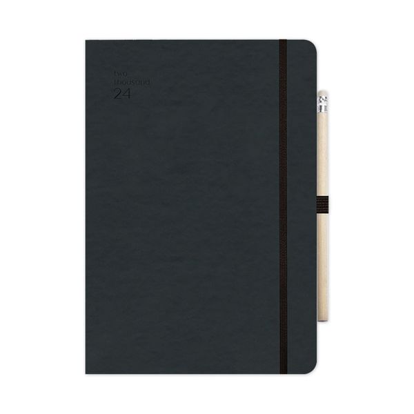 adBook Handy 19 14x21 2024 Black Ημερολόγιο