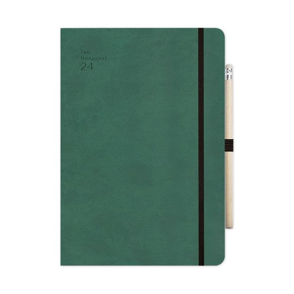 adBook Handy 32 14x21 2024 Green Ημερολόγιο