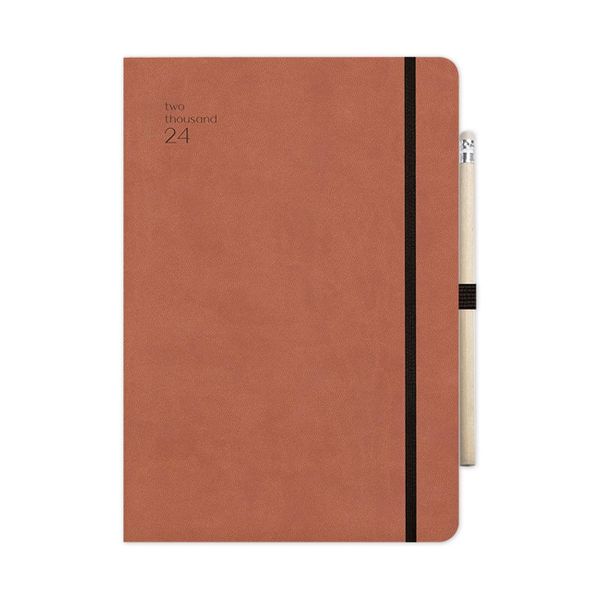 adBook Handy 43 14x21 2024 Tan Ημερολόγιο
