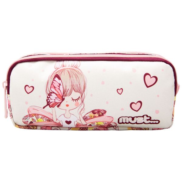 Must Must Energy Butterfly Girl 2 Θηκών 21x6x9cm 585185 Κασετίνα