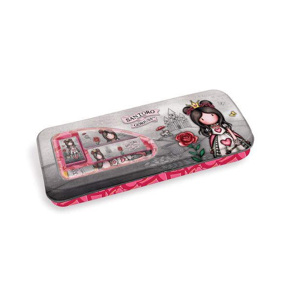 Santoro Pink Gorjuss Μεταλλική 237123 Κασετίνα