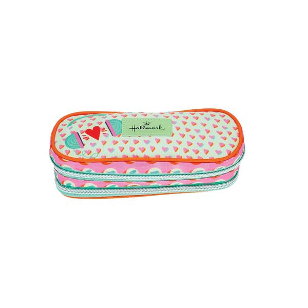 HallMark Heart Dots Οβάλ 333-27141 Κασετίνα