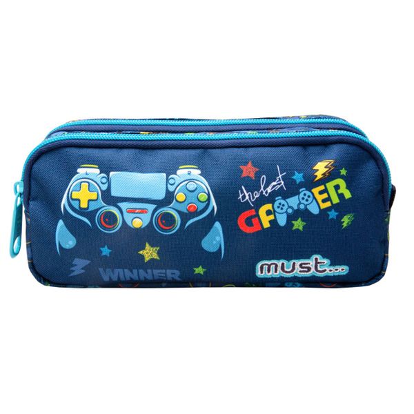 Must Must Energy The Best Gamer 2 Θηκών 21x6x9cm 585102 Κασετίνα