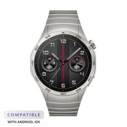 Huawei GT4 Grey Stainless Steel Strap