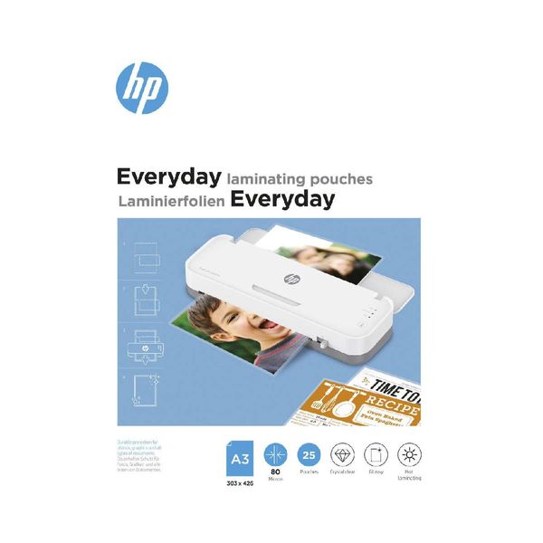 HP Everyday 9152 Α3 - 80M - 25τμχ. Φύλλα Πλαστικοποίησης