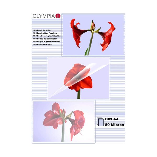 Olympia 9166 για Α4 - 80M - 100 τμχ. Φύλλα Πλαστικοποίησης