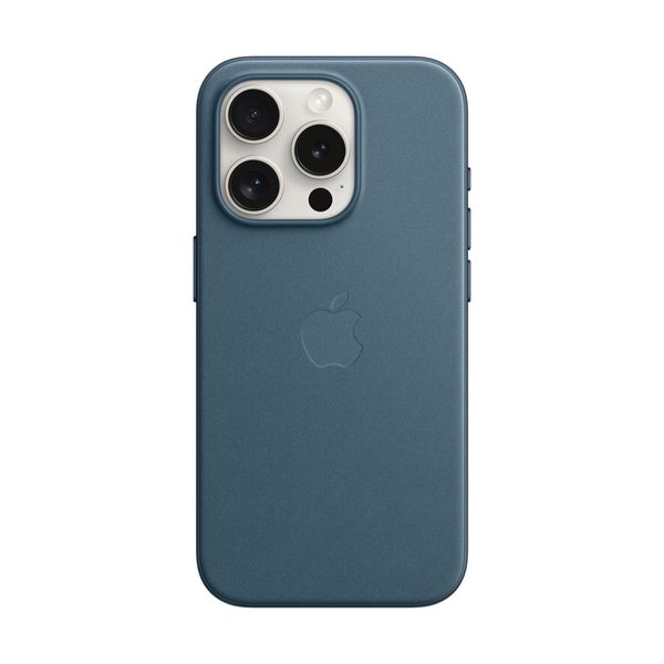 Apple iPhone 15 Pro FineWoven Case with MagSafe Pacific Blue Θήκη Κινητού