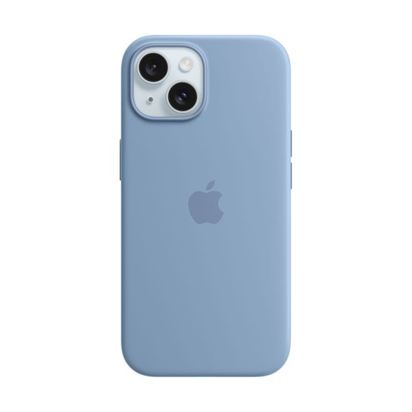 Apple iPhone 15 Silicone Case with MagSafe Winter Blue Θήκη Κινητού