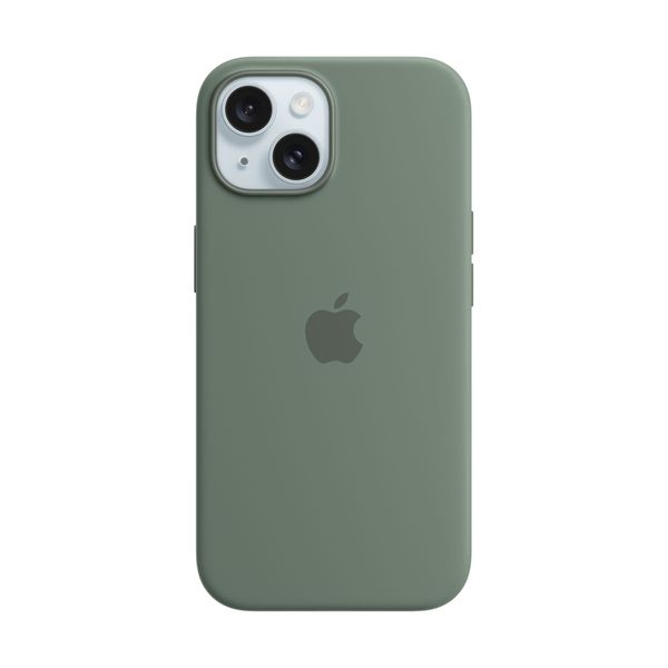 Apple iPhone 15 Silicone Case with MagSafe Cypress Θήκη Κινητού
