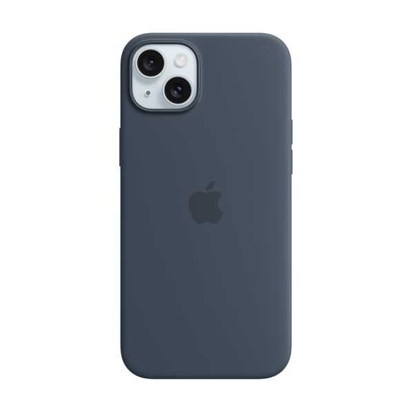 Apple iPhone 15 Plus Silicon Case with MagSafe Storm Blue Θήκη Κινητού