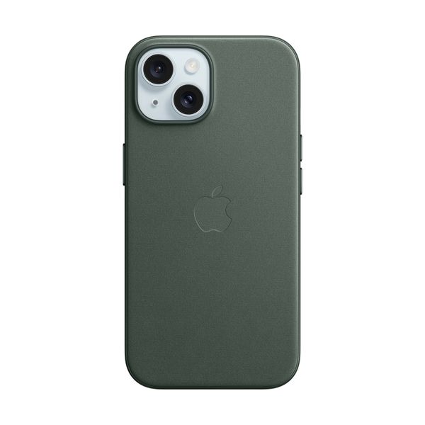 Apple iPhone 15 FineWoven Case with MagSafe EverGreen Θήκη Κινητού