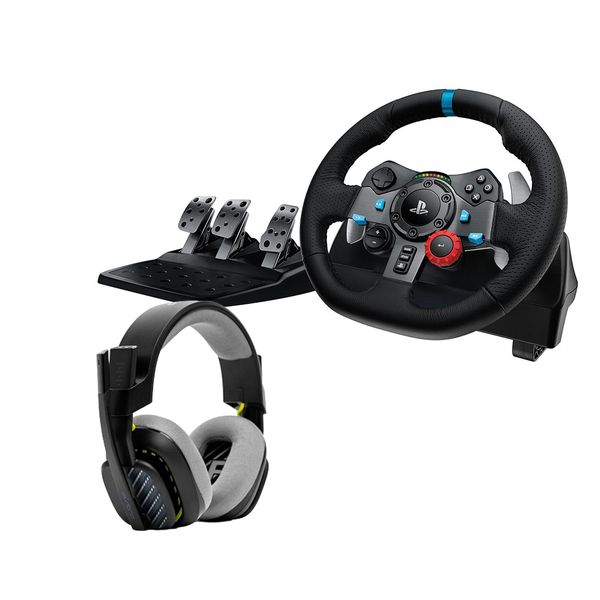 Logitech Logitech G29 Driving Force Racing Wheel & A10 Gaming Headset