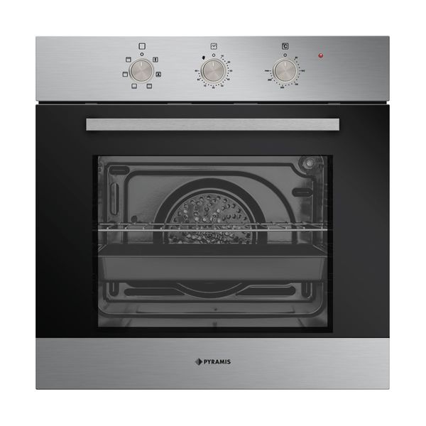 Pyramis PK 731016 Inox Φούρνος Εντοιχιζόμενος