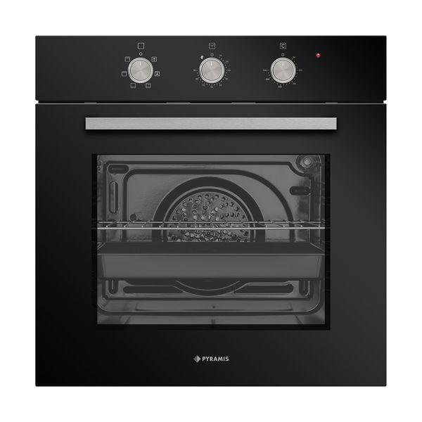Pyramis PK 731016 Black Φούρνος Εντοιχιζόμενος