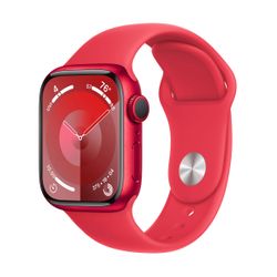 Apple Watch Series 9 GPS 41mm (PRODUCT)RED Aluminum Case with (PRODUCT)RED Sport Band M/L