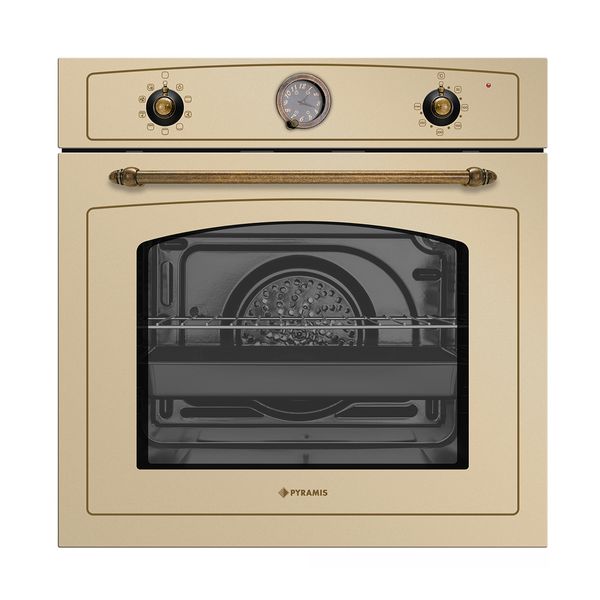 Pyramis Rustic 733070 Beige Metal Εντοιχιζόμενος φούρνος